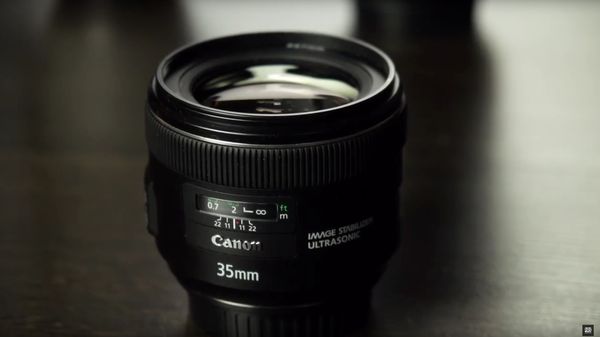 Видеообзор объектива Canon EF 35mm f/2 IS USM
