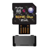 Носитель информации A-Data Turbo SDHC Duo