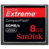 Носитель информации SanDisk Extreme CompactFlash  60MB/s 8GB