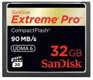 Носитель информации SanDisk Extreme Pro CompactFlash 100MB/s 32GB