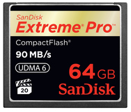 Носитель информации SanDisk Extreme Pro CompactFlash 100MB/s 64GB