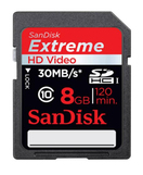 Носитель информации SanDisk Extreme SDHC UHS-I 45MB/s (HD Video)