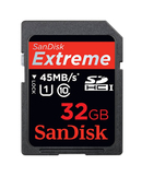 Носитель информации SanDisk Extreme SDHC UHS-I 45MB/s