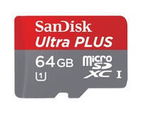 Носитель информации Sandisk Ultra PLUS microSDXC UHS-I 64Gb