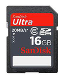 Носитель информации SanDisk Ultra SDHC 16GB