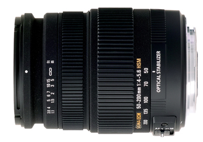 SIGMA 50-200mm F4-5.6 DC OS HSM Sigma AF