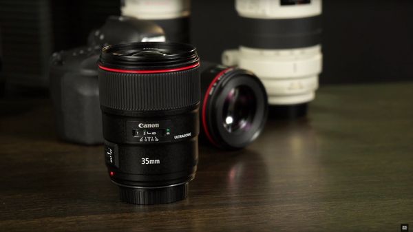 Видеообзор объектива Canon EF 35mm f/1.4L II USM