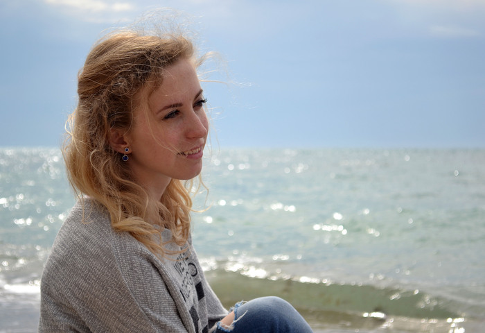Дарья Гурова, «У моря.»