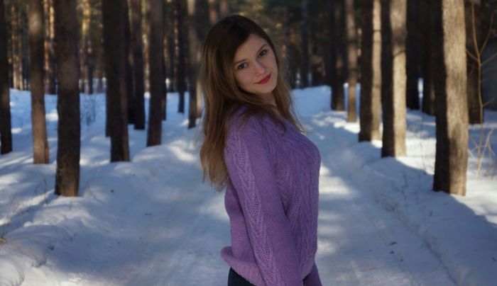 Елена Данилова, «Морозное утро в лесу...»