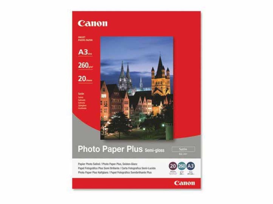 Фотоаксессуар Фотобумага Canon Plus Semi-gloss (SG-201) A3
