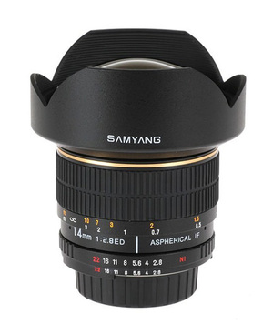 Объектив Samyang 14mm f/2.8 ED AS IF UMC Canon EF