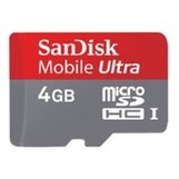 Носитель информации SanDisk Android microSDHC 4GB Class 6 + адаптер