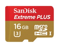 Носитель информации Sandisk Extreme PLUS microSDHC DXC UHS-I 16GB
