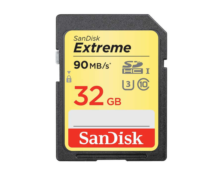 Носитель информации SanDisk Extreme SDHC UHS-I 32Gb