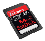 Носитель информации SanDisk Extreme SDXC UHS-I 45MB/s 64GB