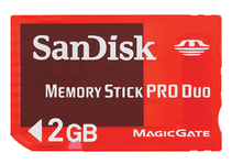 Носитель информации SanDisk Gaming Memory Stick PRO Duo 2GB