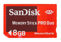 Носитель информации SanDisk Gaming Memory Stick PRO Duo 8GB