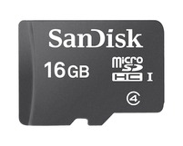 Носитель информации SanDisk microSDHC 16Gb