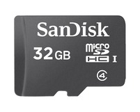 Носитель информации SanDisk microSDHC 32Gb
