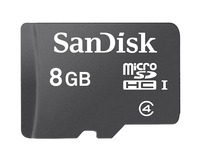 Носитель информации SanDisk microSDHC 8Gb
