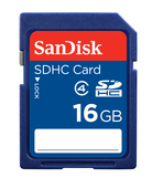 Носитель информации SanDisk SDHC 16GB