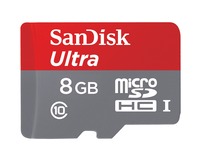 Носитель информации Sandisk Ultra microSDHC UHS-I (класс 10) 8Gb
