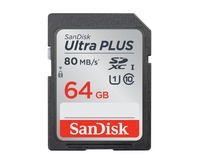 Носитель информации Sandisk Ultra PLUS SDXC UHS-I 64Gb