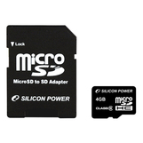 Носитель информации Silicon Power microSDHC CLASS6